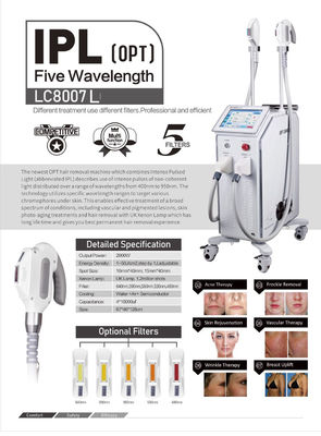 Licht-Haut-Verjüngung IPL 110VAC Laser-Haar-Abbau-Gerät-IPLs Shr E