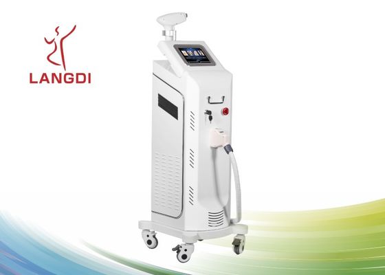LCD zeigen Haar-Abbau-Maschine IPLs Lazer Laserdiode 110V 808 Nanometer an