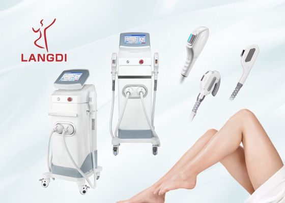 2 in 1 leistungsfähiger SHR-Haar-Abbau-Maschine entscheiden IPL-Laser-Haut-Verjüngung