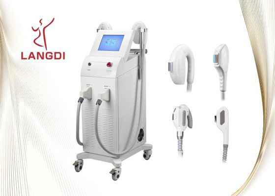 2 Handpieces schmerzlose Haar-Abbau-Maschine IPLs Shr für Schönheits-Salon