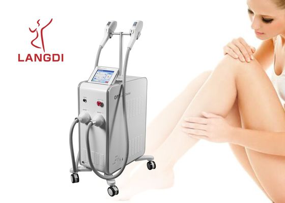 2 DIODEN-Lasertechnologie Handpieces OPTs SHR IPL+ für Haar-Abbau/Haut-Verjüngung