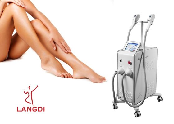2 DIODEN-Lasertechnologie Handpieces OPTs SHR IPL+ für Haar-Abbau/Haut-Verjüngung