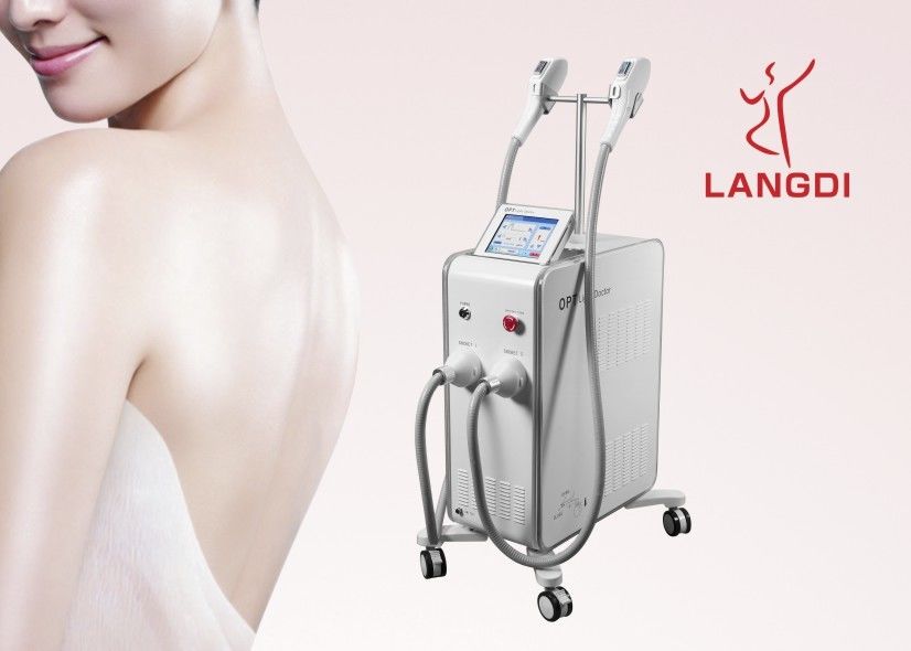 Lcd-Touch Screen IPL-Haar-Abbau-Gerät OPT SHR Laser für Salon-Badekurort